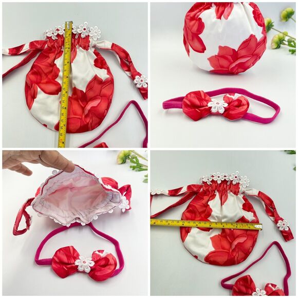 Girls Accessories Floral Purse Bag & Headband Set - Picture 12 of 16